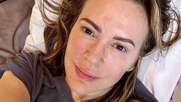‘No filter. No touching up’: Alyssa Milano goes makeup-free for 50th birthday