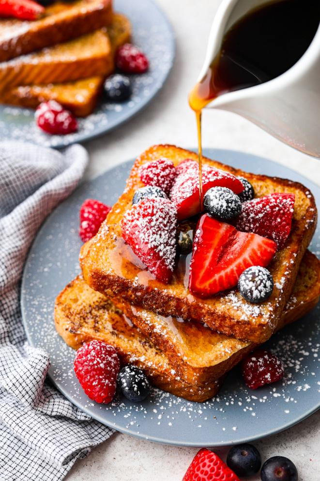 PHOTO: A plate of French toast from Alyssa Rivers' new cookbook.
