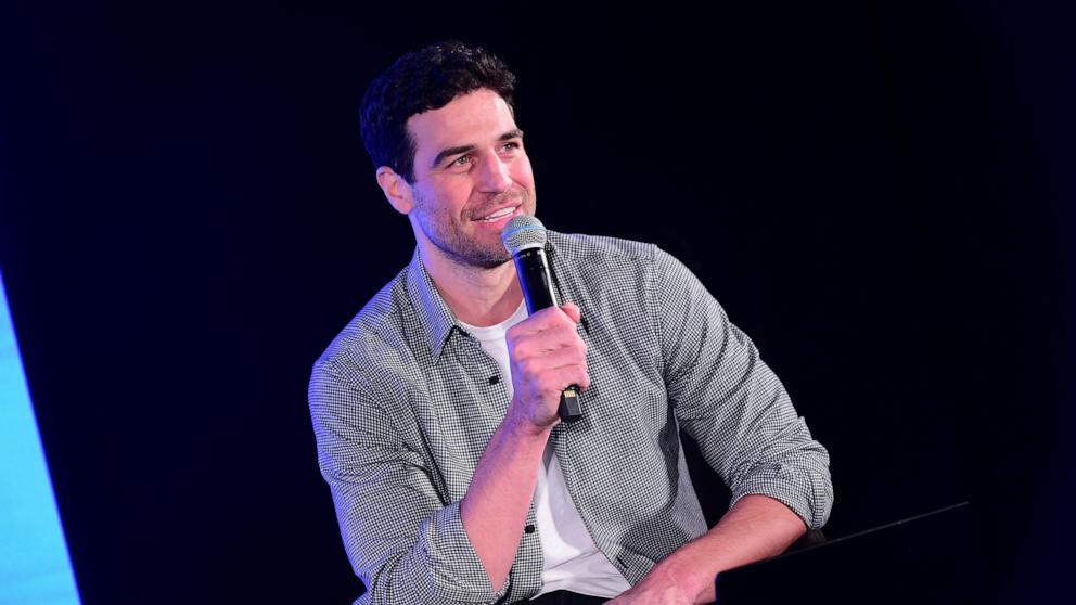 PHOTO: Joe Amabile speaks onstage at "Click Bait" with Bachelor Nation LIVE during SCAD TVFEST 2023 on February 10, 2023 in Atlanta, Georgia. 