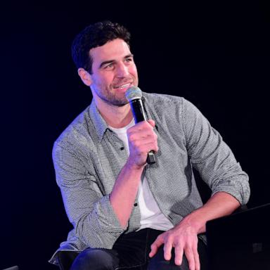 PHOTO: Joe Amabile speaks onstage at "Click Bait" with Bachelor Nation LIVE during SCAD TVFEST 2023 on February 10, 2023 in Atlanta, Georgia. 