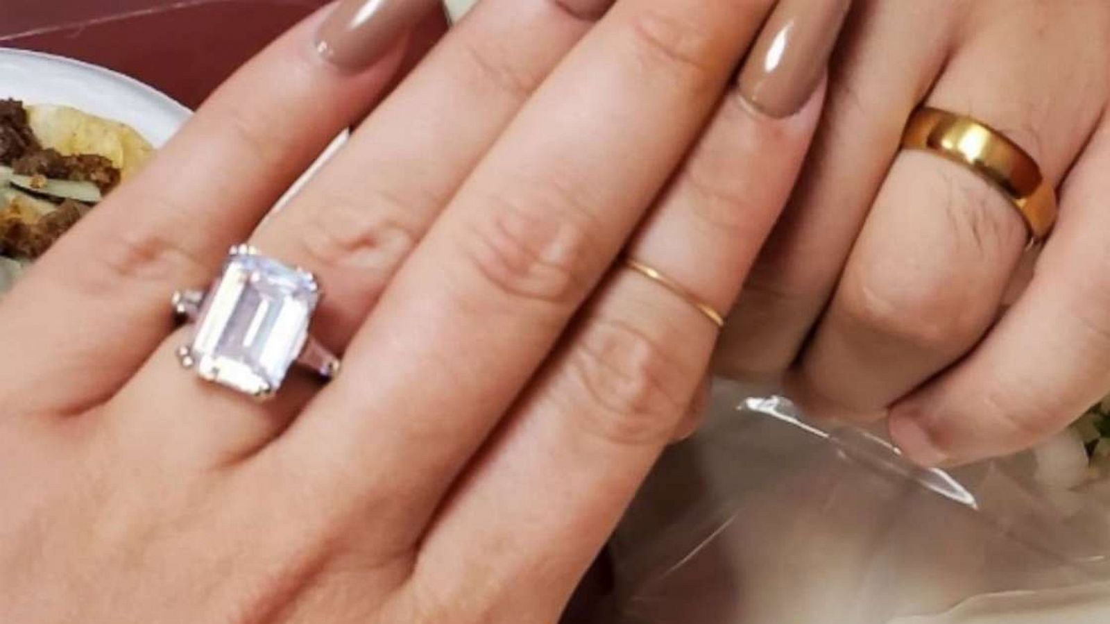 PHOTO: In this photo posted to her Instagram account, Amanda Bynes shows her engagement ring.