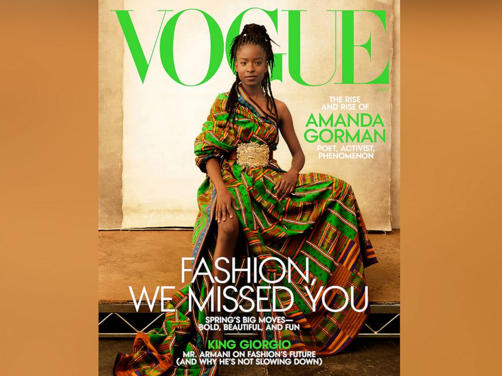 女性情報誌 Vogue Deutsch Magazine May/June 2021 Amanda Gorman stars on the cover of Vogue magazine's May 2021