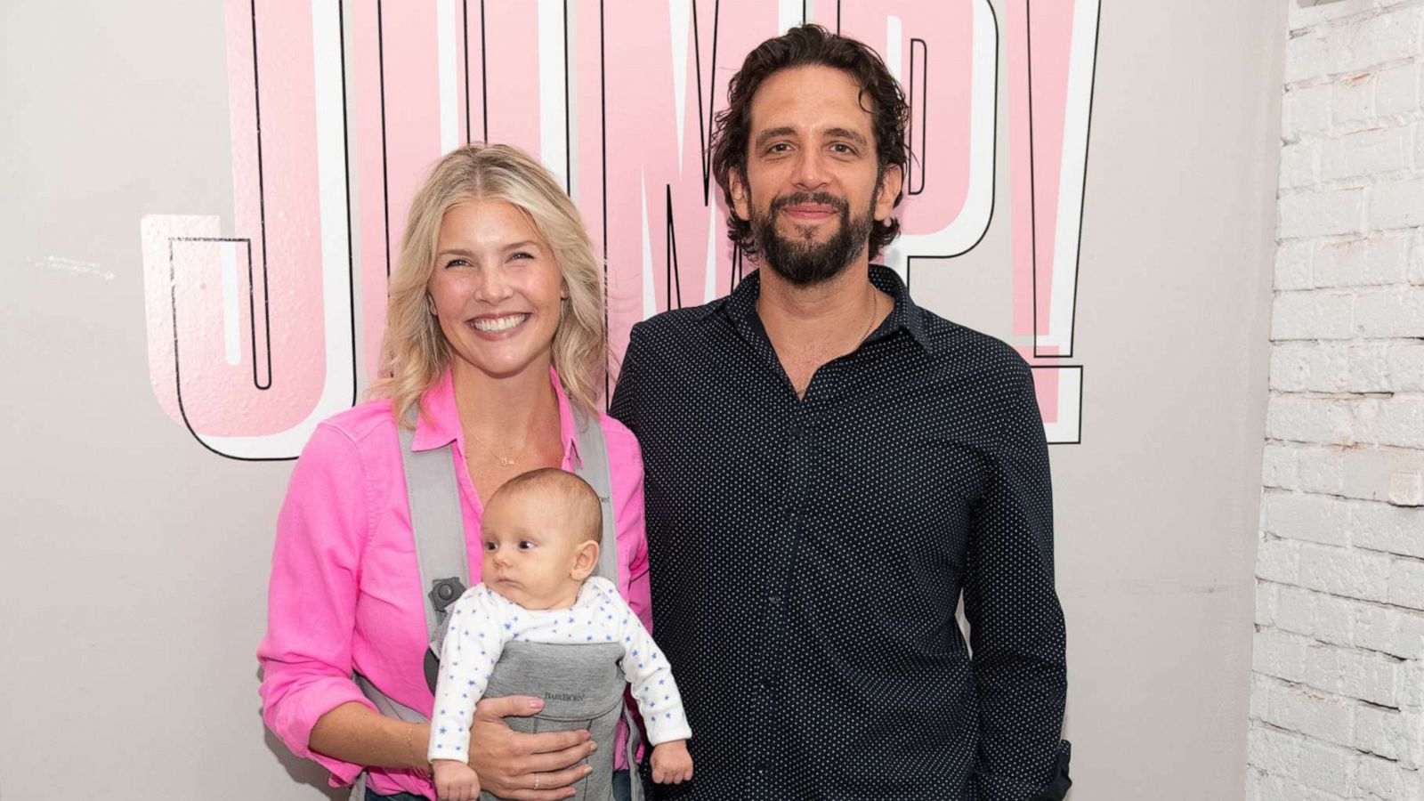 PHOTO: In this Aug. 27, 2019, file photo, Amanda Kloots and Nick Cordero attend the Beyond Yoga x Amanda Kloots Collaboration Launch Event in New York.