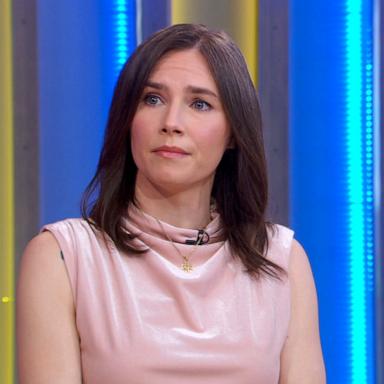 PHOTO: Amanda Knox appears on “Good Morning America” on March 25, 2025.