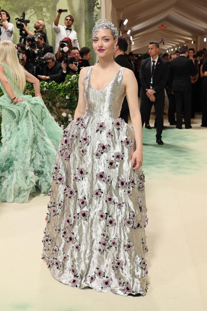 PHOTO: Amanda Seyfried attends The 2024 Met Gala Celebrating "Sleeping Beauties: Reawakening Fashion" at The Metropolitan Museum of Art on May 6, 2024 in New York.