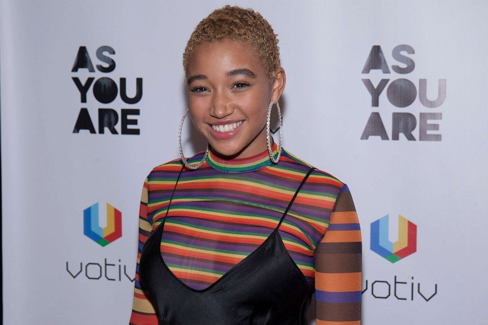 PHOTO: Actress Amandla Stenberg attends an event in New York City, Feb. 24, 2017.