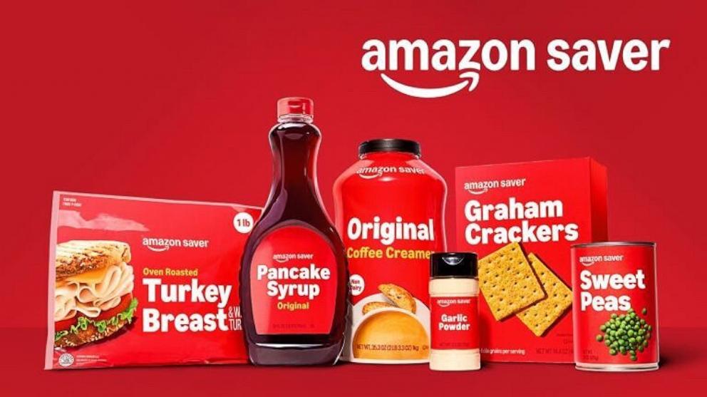 PHOTO: Amazon announced a new private-label brand, Amazon Saver, for what the company said will be more affordable groceries.