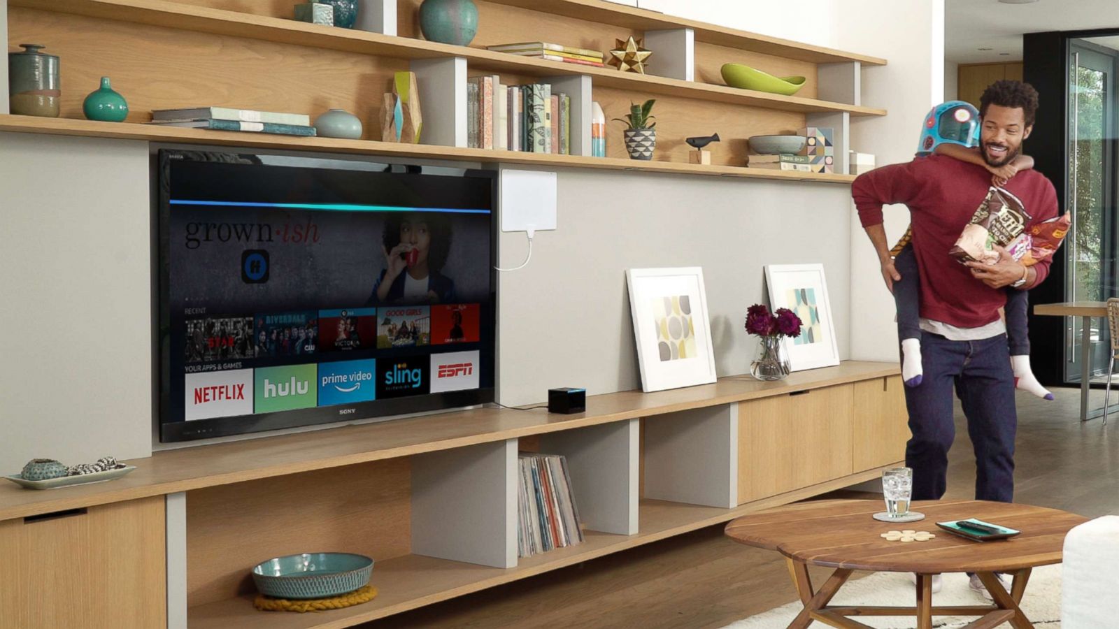 PHOTO: The Amazon Fire TV Cube is shown in an undated promotional image from Amazon.