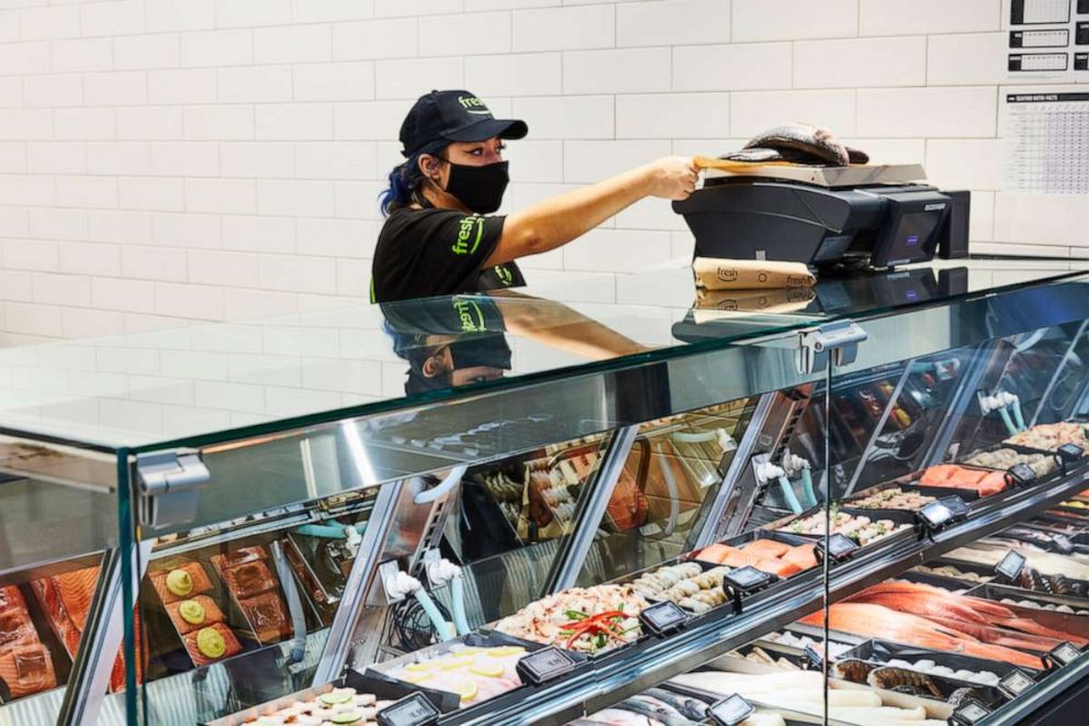 PHOTO: Amazon Fresh stores will offer a wide assortment of conventional produce, meat and seafood, as well as 365 by Whole Foods Market organics.