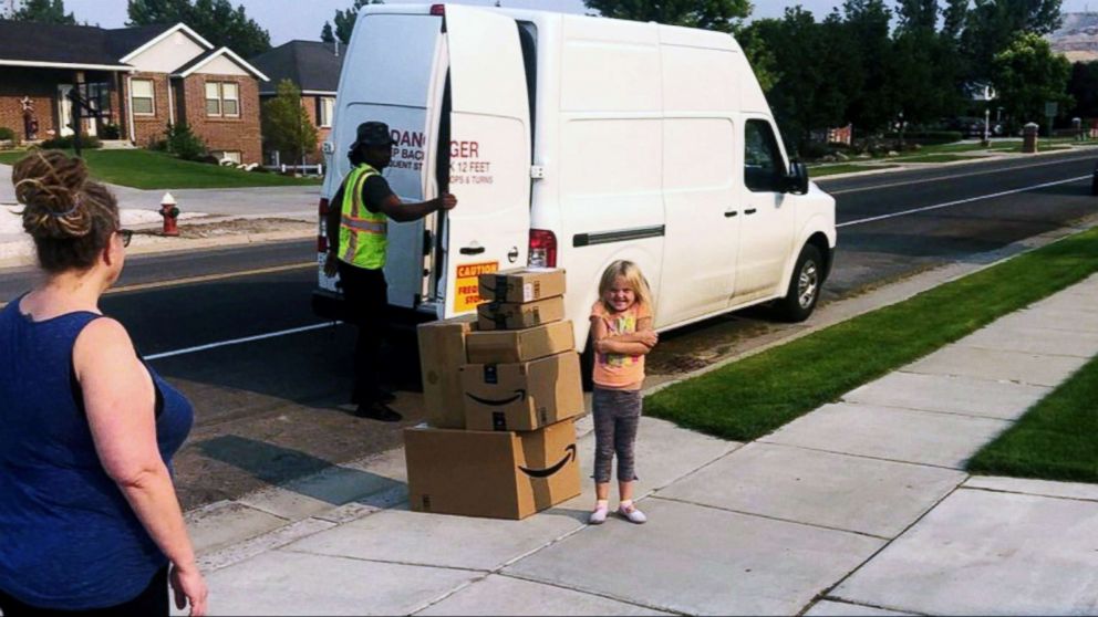 PHOTO: Katelyn Lunt, 6, ordered $350 worth of toys on Amazon.