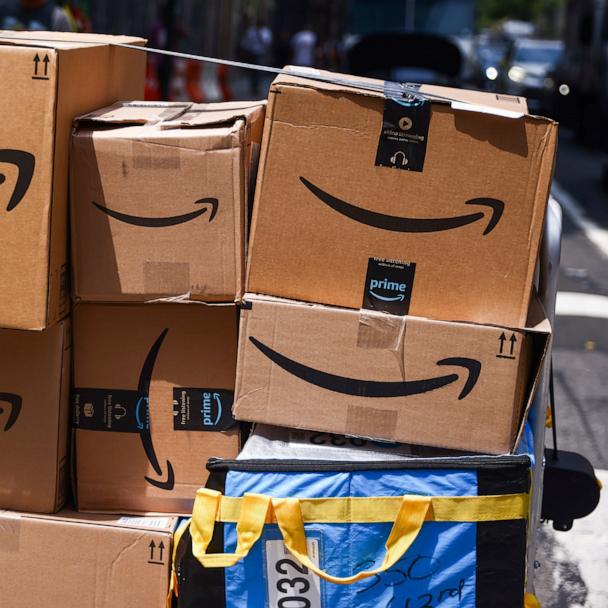 PHOTO: Prime packages are being delivered in Manhattan, New York City, July 6, 2024.