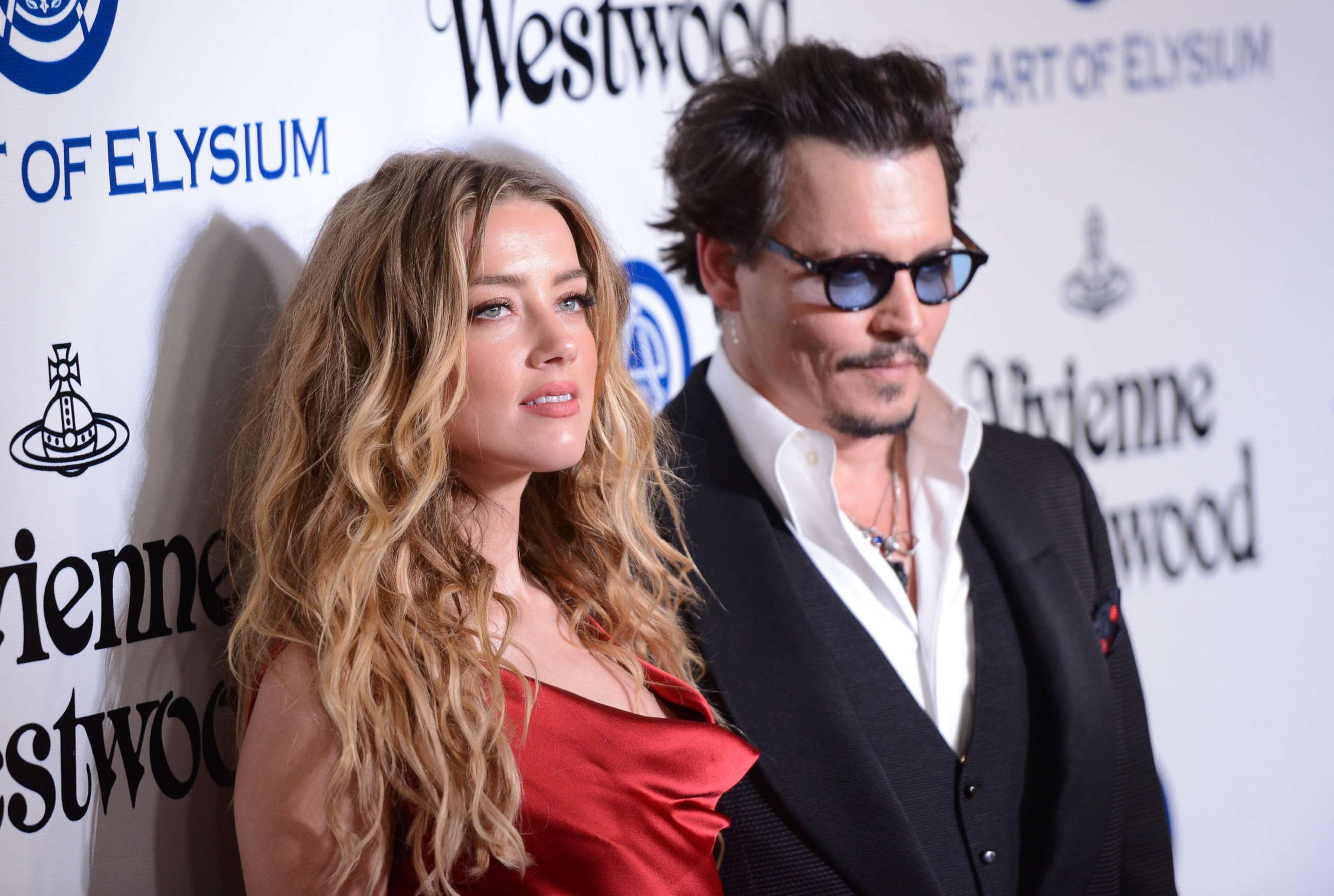 PHOTO: Amber Heard and Johnny Depp attend the Art of Elysium 2016 HEAVEN Gala  in this Jan. 9, 2016 file photo in Culver City, Calif.
