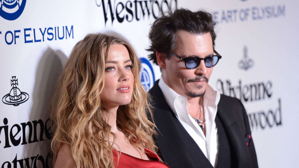 PHOTO: Amber Heard and Johnny Depp attend the Art of Elysium 2016 HEAVEN Gala in this Jan. 9, 2016 file photo in Culver City, Calif.