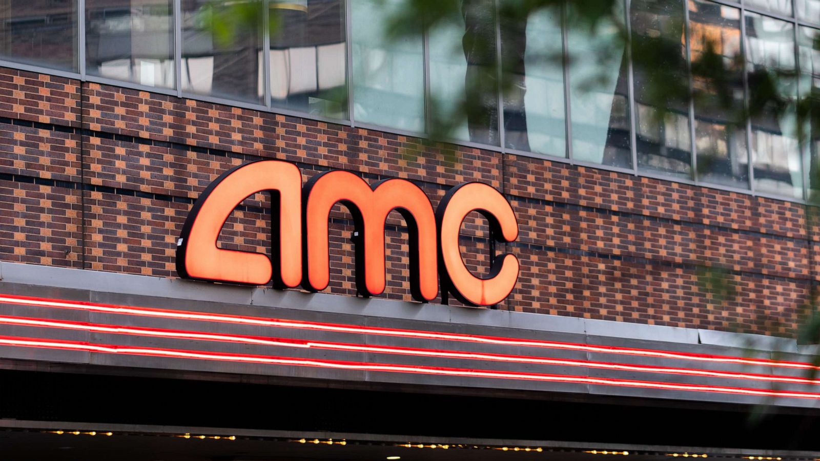 PHOTO: Signage at the AMC Lincoln Square 13 movie theater in New York, on June 10, 2021.