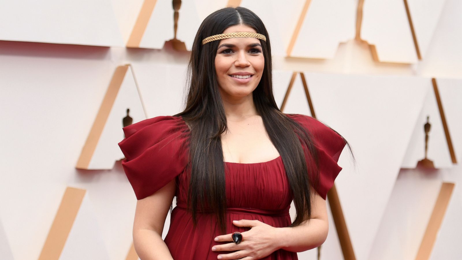 PHOTO: America Ferrera attends the 92nd annual Academy Awards, Feb. 9, 2020, in Hollywood, Calif.