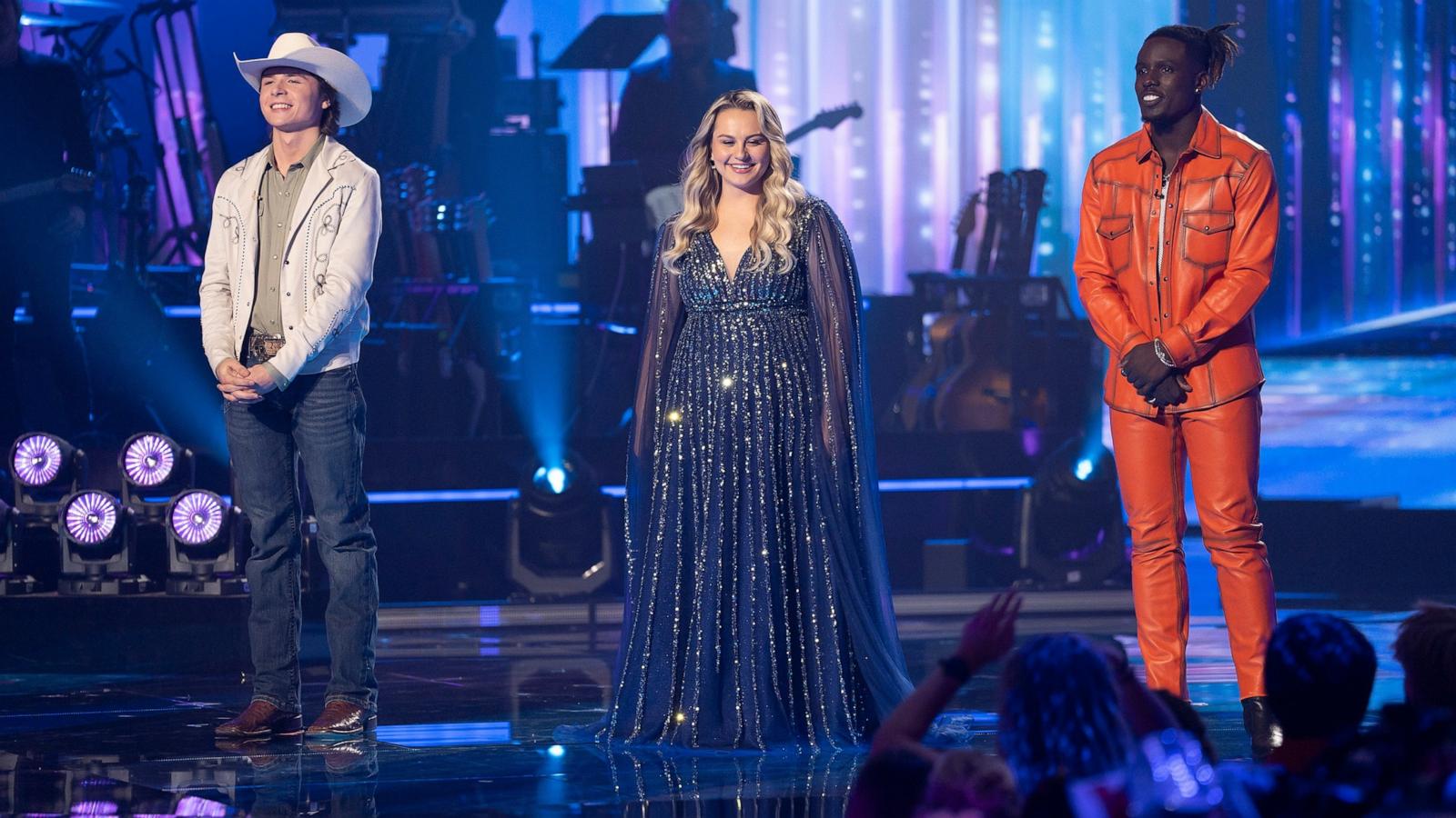 PHOTO: "American Idol" finalists John Foster, Breanna Nix, and Jamal Roberts.