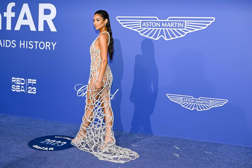 PHOTO: Shay Mitchell attends the amfAR Cannes Gala 2023 where guests sipped Clase Azul Tequila at Hotel du Cap-Eden-Roc, May 25, 2023, in Cap d'Antibes, France.