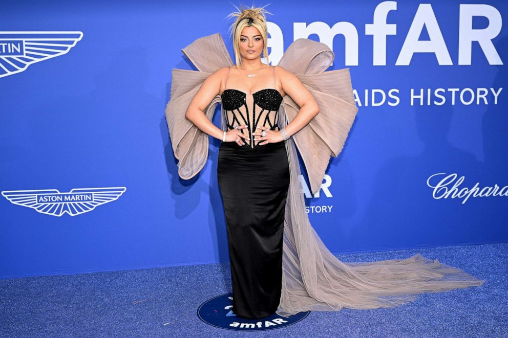 PHOTO: Bebe Rexha attends the amfAR Cannes Gala 2023 Sponsored by Aston Martin at Hotel du Cap-Eden-Roc, May 25, 2023, in Cap d'Antibes, France.