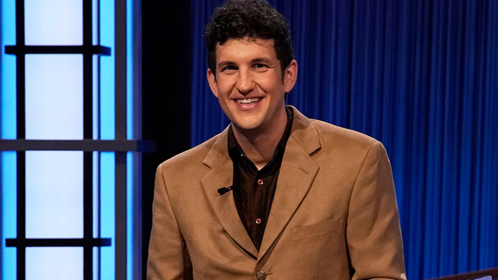 PHOTO: Contestant Matt Amodio pictured on the set of "Jeopardy!"