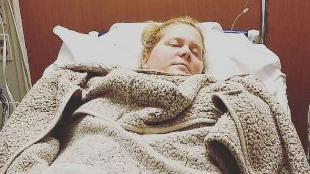 PHOTO: Amy Schumer posted this photo of her at the hospital to her Instagram account, Nov. 15,2018.