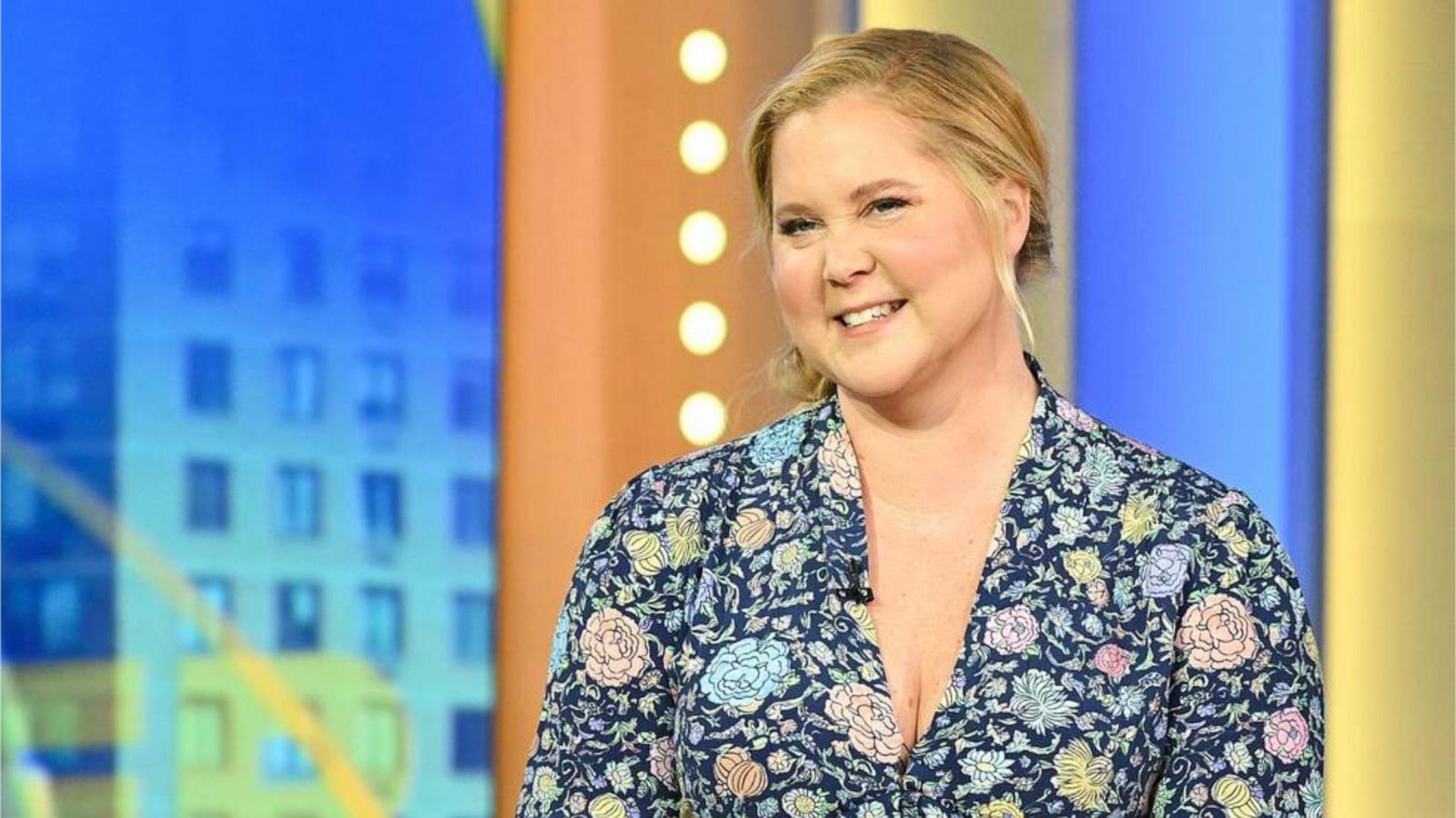 PHOTO: Amy Schumer speaks to Good Morning America, Feb. 14, 2024.