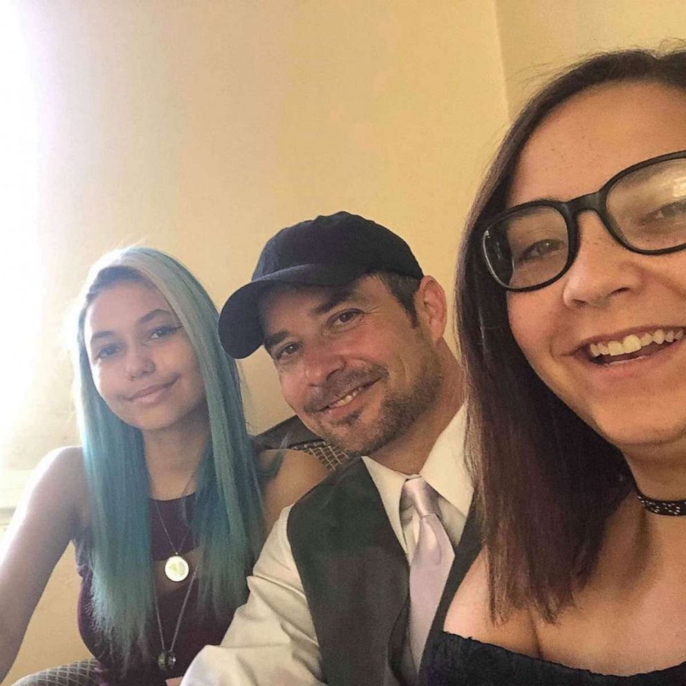 PHOTO: Paige, Charlie and Anais Winter take a family selfie.