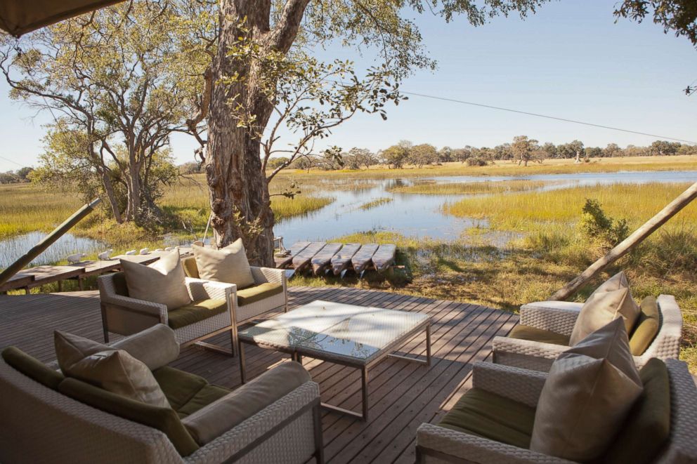 PHOTO: Common Area at andBeyond Xaranna Okavango Delta Camp in Botswana