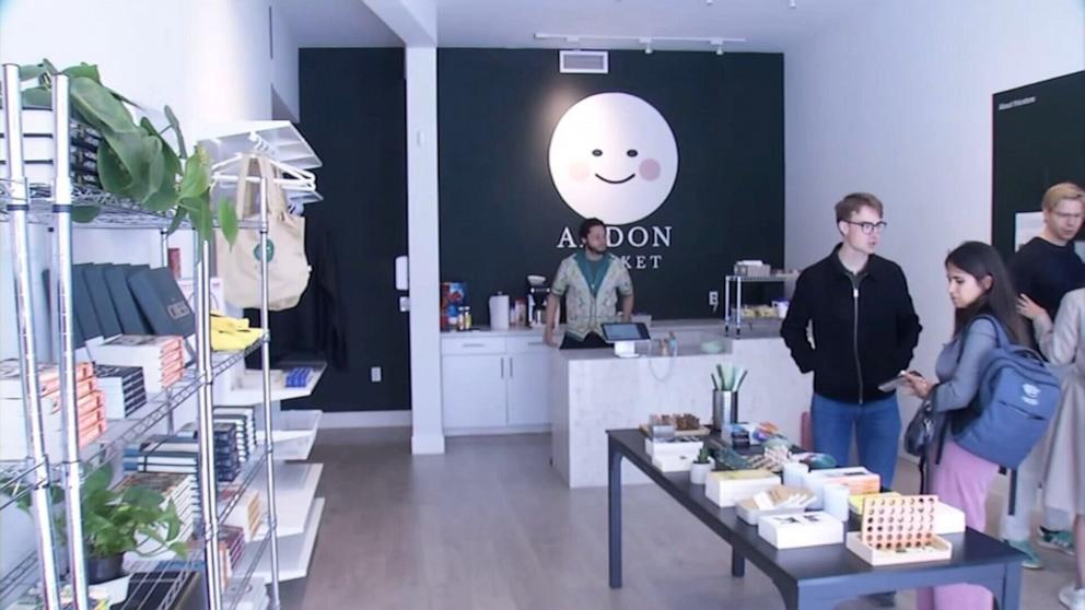 PHOTO: In this screen grab from a video, Andon Market is shown in San Francisco, Calif.
