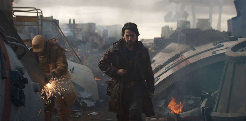 PHOTO: Cassian Andor, played by Diego Luna, in scene from Lucasfilm's "Andor."