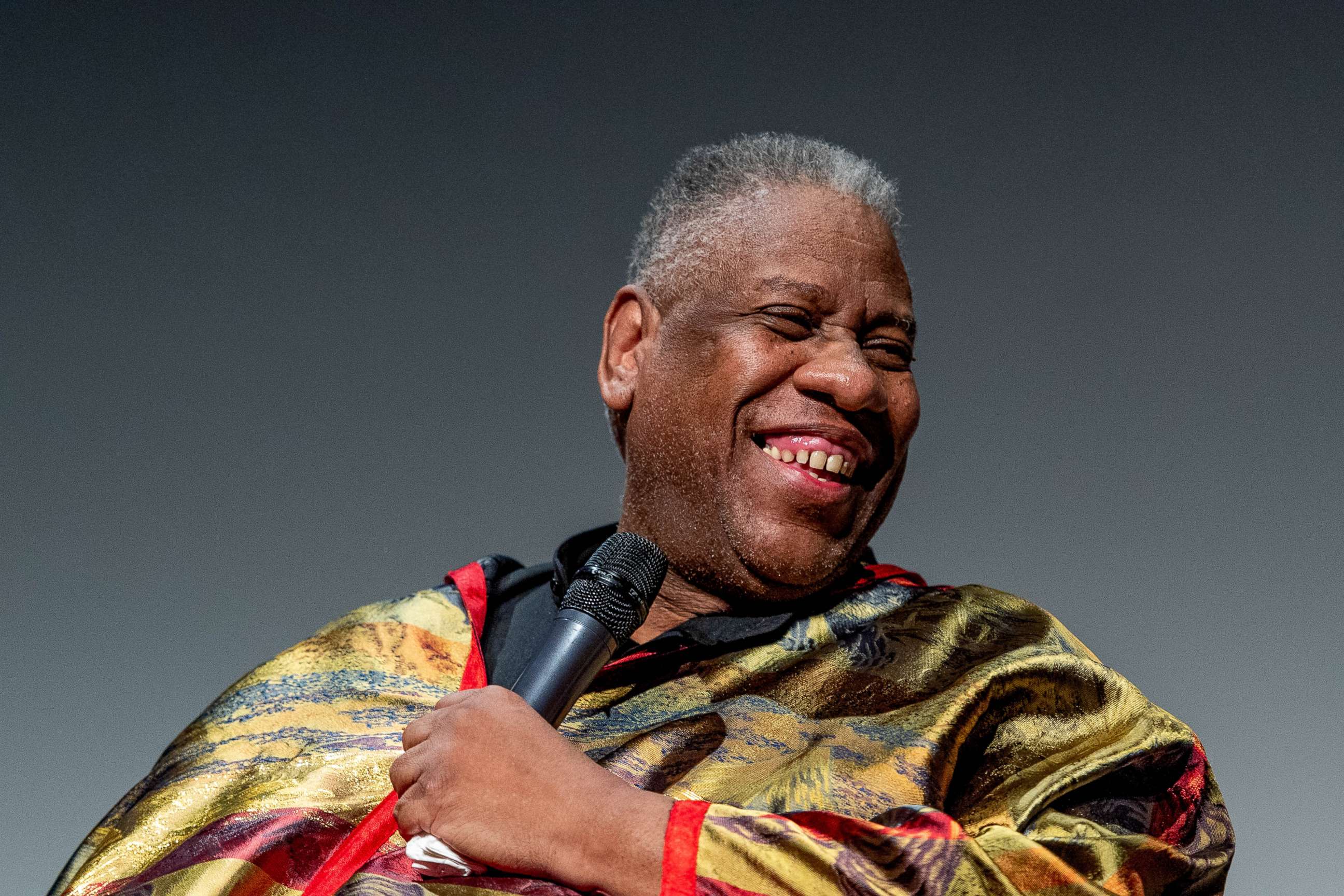 PHOTO: Andre Leon Talley attends "The Gospel According To Andre" premiere and Q&A at BMCC Tribeca PAC on April 25, 2018, in New York City.