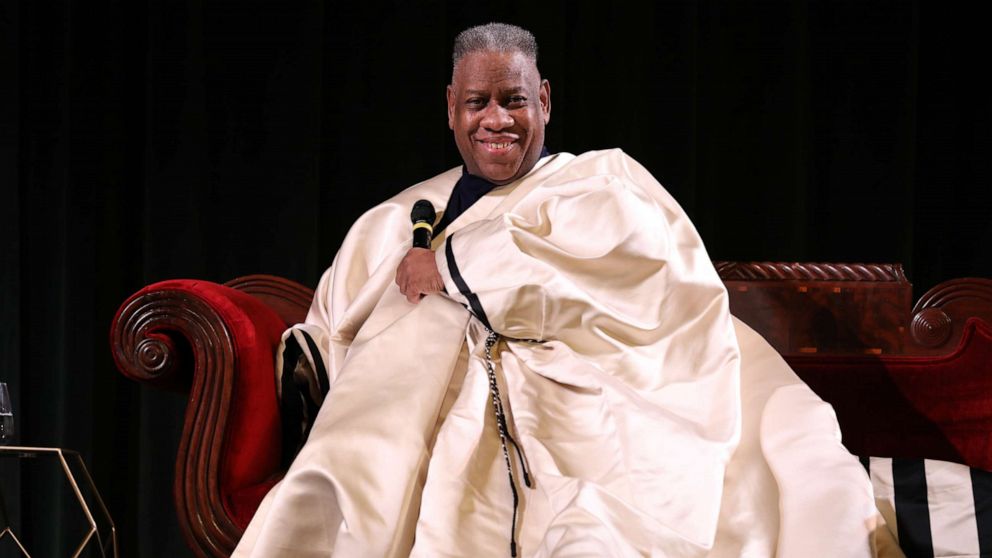 PHOTO: Andre Leon Talley speaks during "The Gospel According to Andre" Q&A during the 21st SCAD Savannah Film Festival on Nov. 2, 2018, in Savannah, Ga.