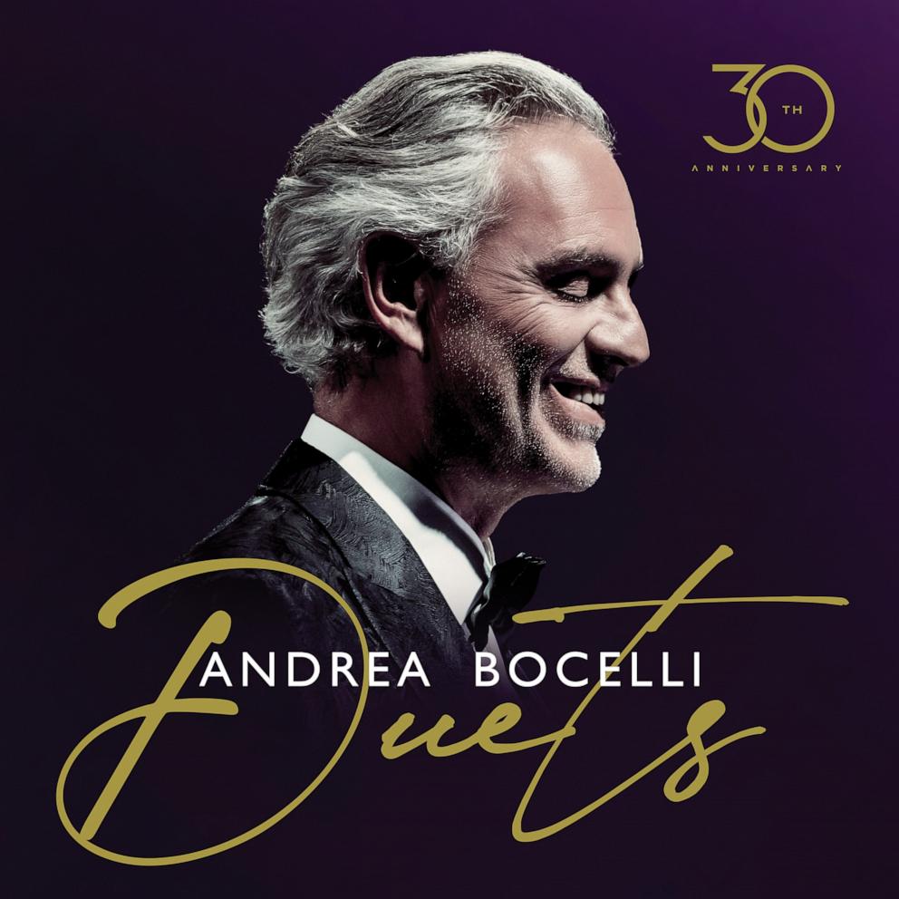 PHOTO: Album cover for Andrea Bocelli's upcoming "Duets" album.