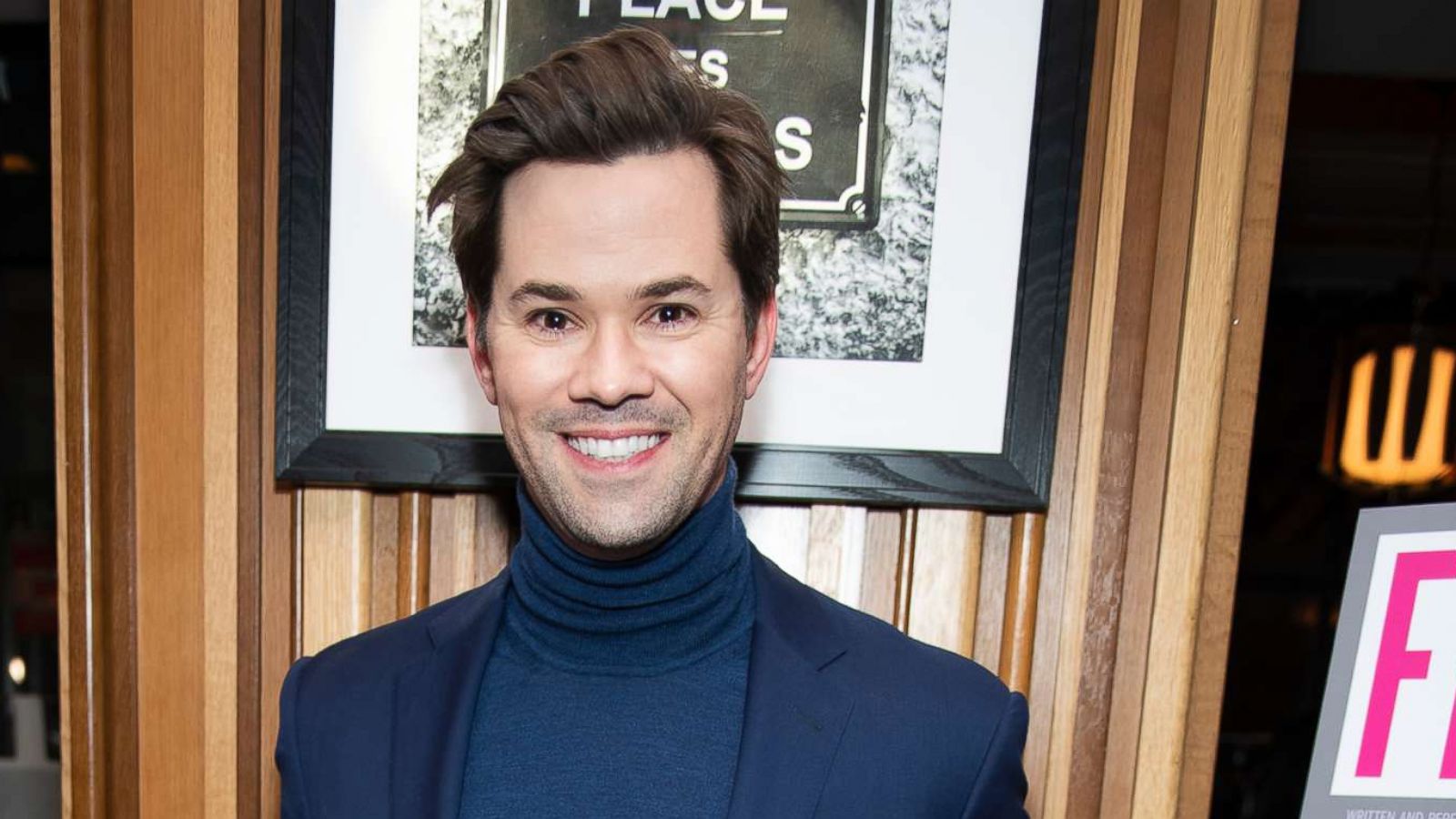 PHOTO: Andrew Rannells attends "Fleabag" opening night party at Bistrot Leo, March 7, 2019, in N.Y.