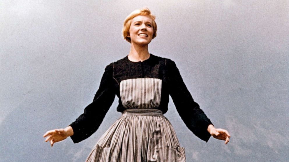 PHOTO: Actress Julie Andrews performs a musical number in the movie "The Sound Of Music."