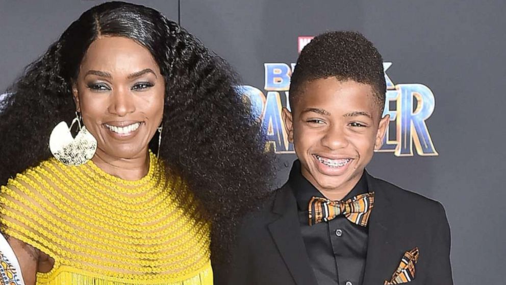 PHOTO: Angela Bassett and Slater Vance attend the Premiere Of Disney And Marvel's "Black Panther"on Jan. 29, 2018, in Hollywood.