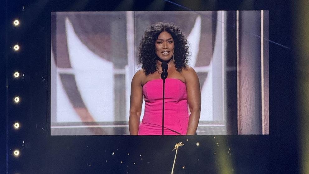 PHOTO: Angela Basset's induction speech at the Disney Legends Awards Ceremony on Aug. 11, 2024 at the Honda Center in Anaheim, Calif.