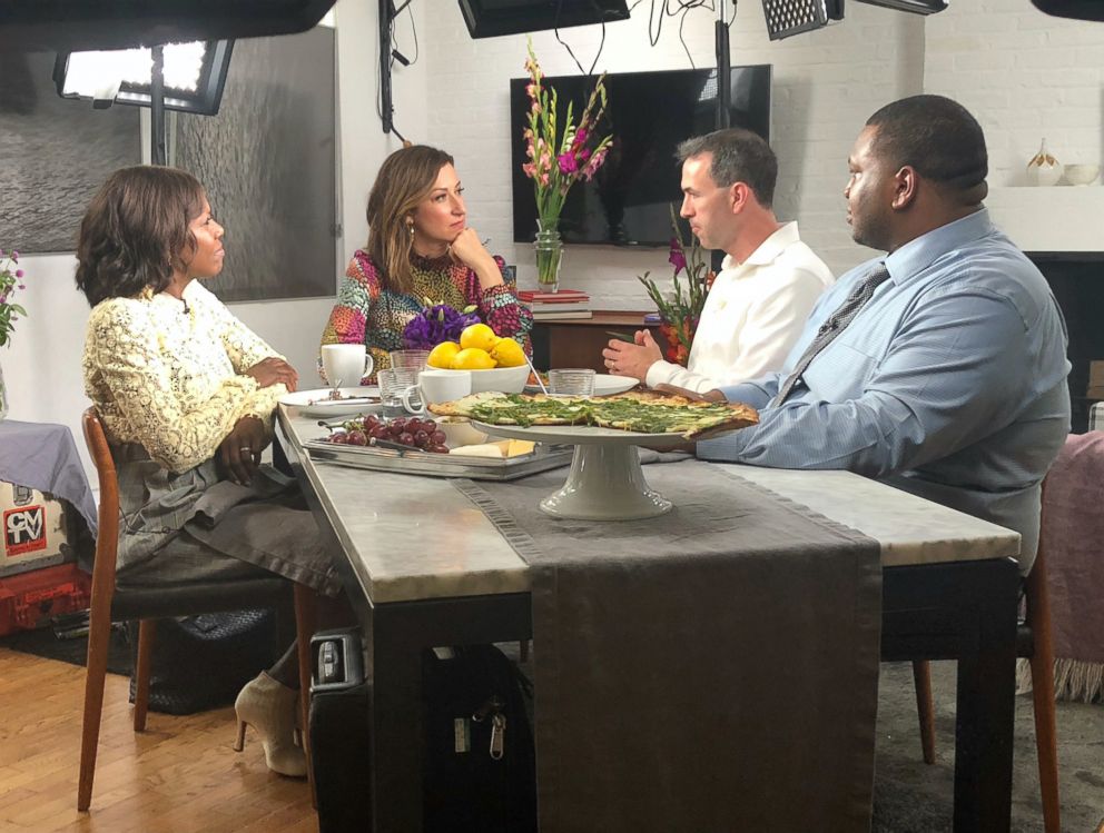PHOTO: Deborah Roberts and Ann Shoket sit down with Jason Hansen and Jermain Cherry to talk about men's thoughts on the #MeToo movement.