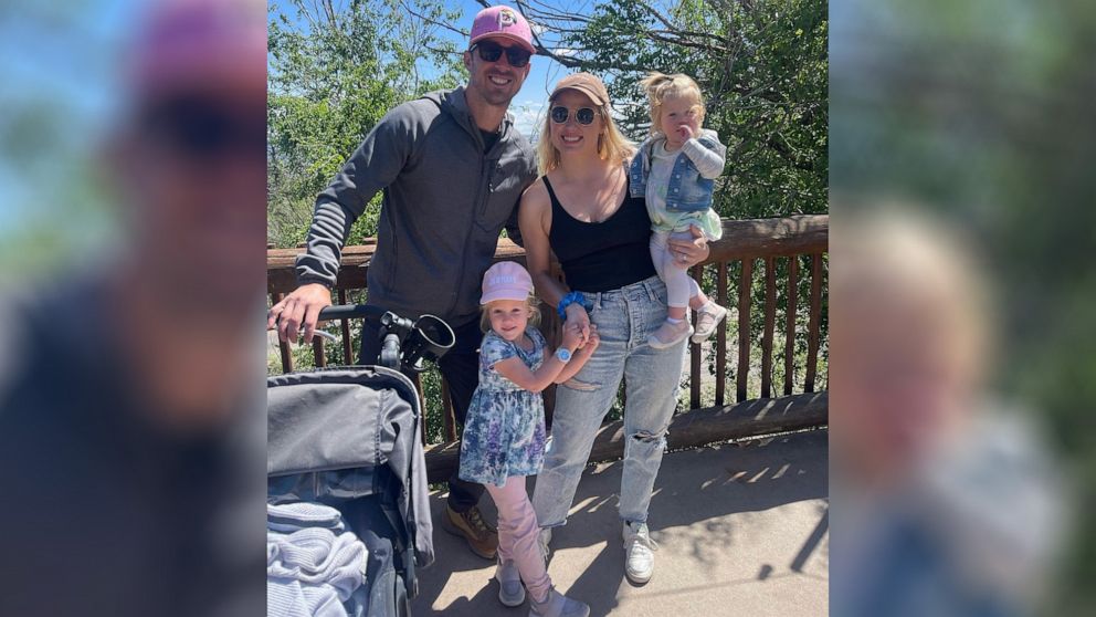 PHOTO: Annalee Ford, of Colorado, is pictured with her husband and their two children.