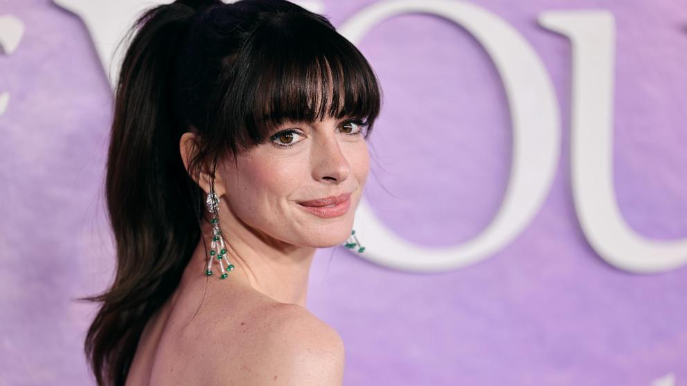 PHOTO: Anne Hathaway attends the Prime Video's "The Idea Of You" New York premiere at Jazz at Lincoln Center on April 29, 2024 in New York City.