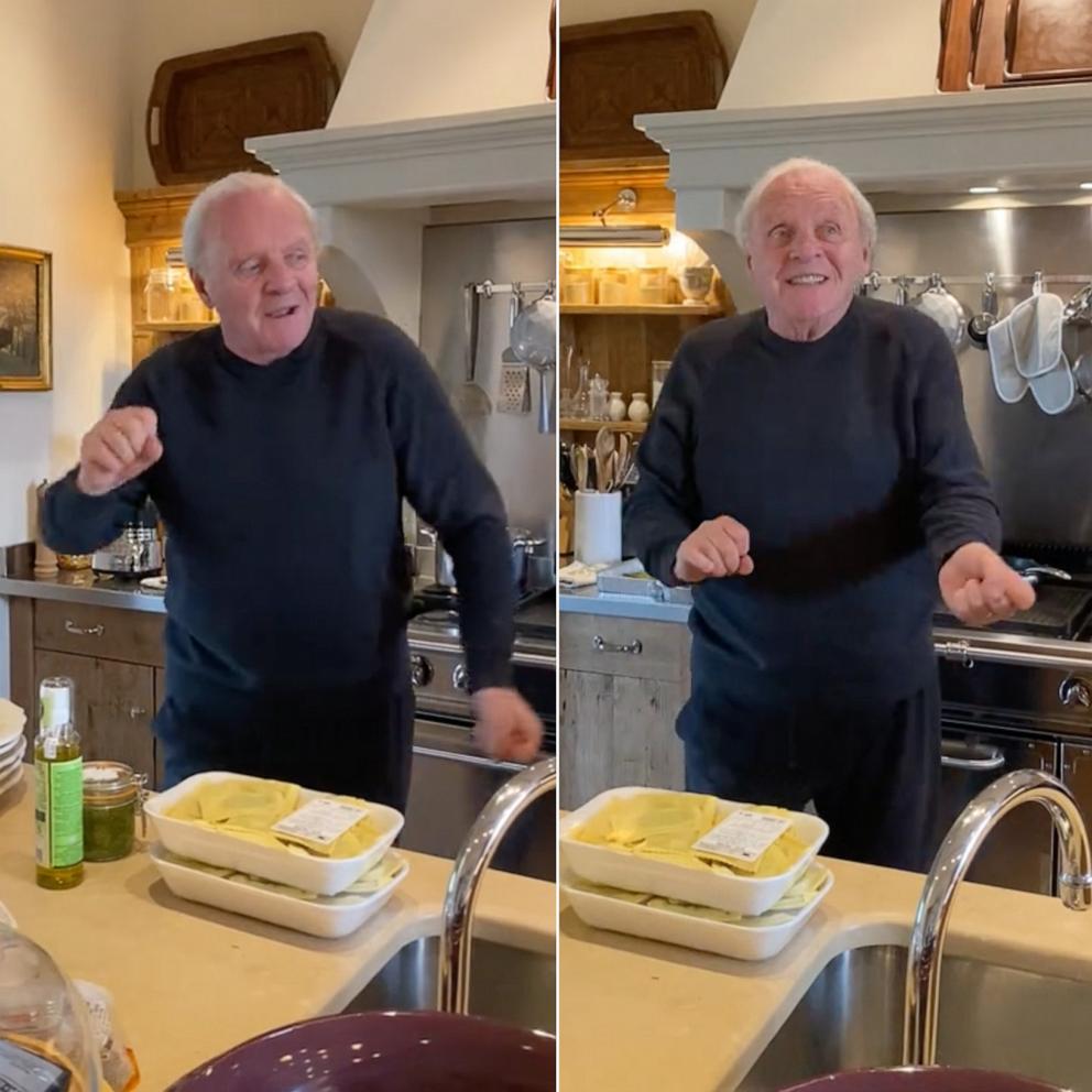 VIDEO: Anthony Hopkins shares 'Sunday vibe' video 