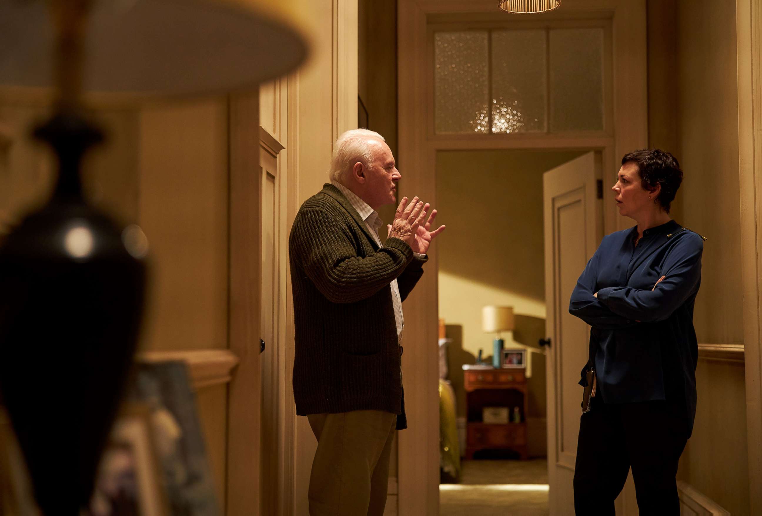 PHOTO: Olivia Colman as Anne, Anthony Hopkins as Anthony in the 2020 film, "The Father."
