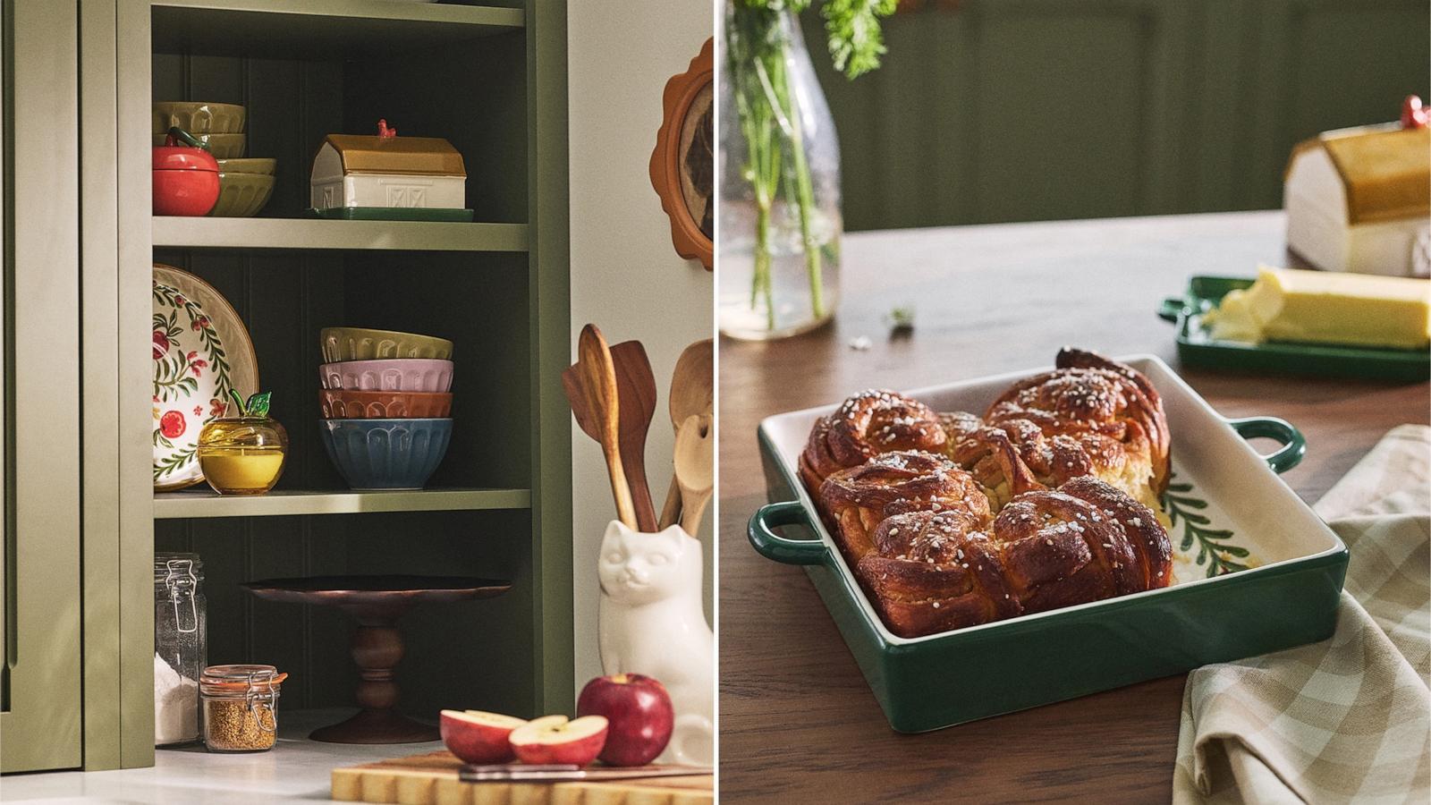 PHOTO: Anthropologie is partnering with beloved chef, cookbook author, and television personality, Molly Yeh, on an exclusive 25-piece home collection