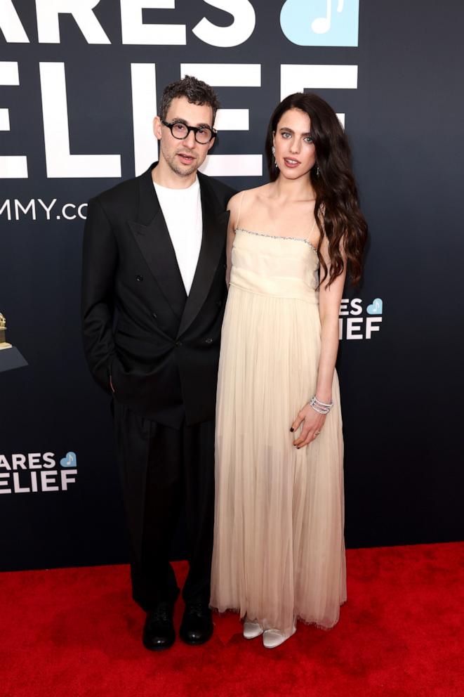 PHOTO: Jack Antonoff and Margaret Qualley attend the 67th Annual GRAMMY Awards on Feb. 02, 2025 in Los Angeles.