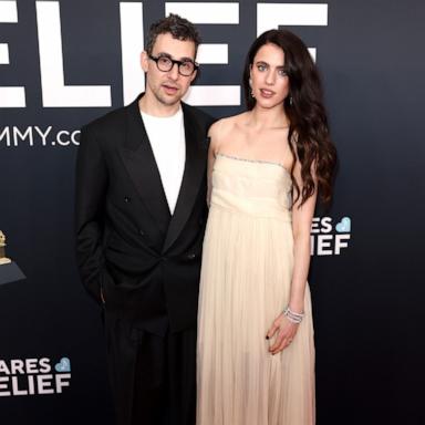 PHOTO: Jack Antonoff and Margaret Qualley attend the 67th Annual GRAMMY Awards on Feb. 02, 2025 in Los Angeles.