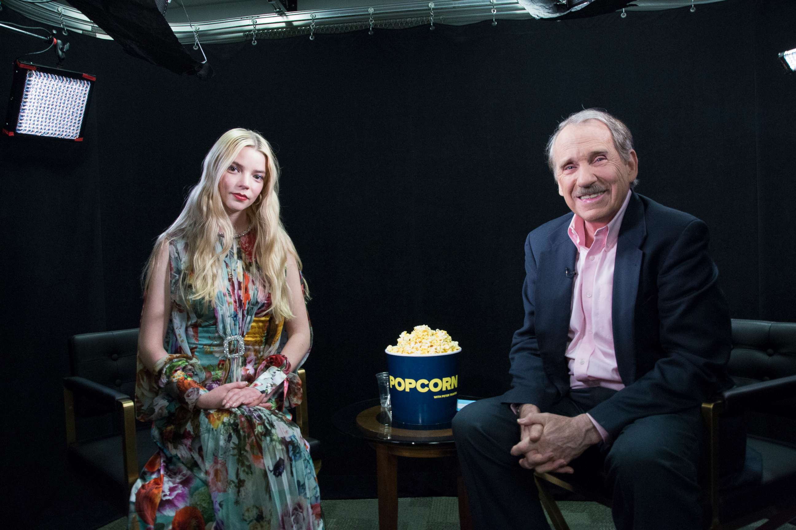 PHOTO: Anya Taylor-Joy appears on "Popcorn with Peter Travers" at ABC News studios, Feb. 17, 2020, in New York.