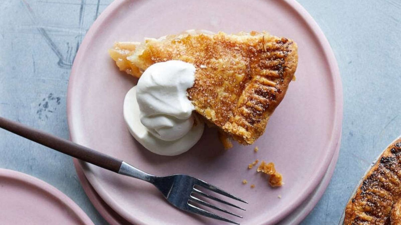 PHOTO: A slice of homemade apple pie.