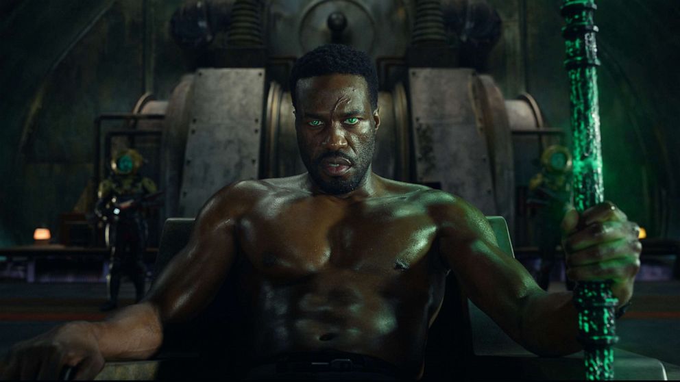 PHOTO: Yahya Abdul-Mateen II as Black Manta in Warner Bros. Pictures' action adventure "Aquaman and the Lost Kingdom."