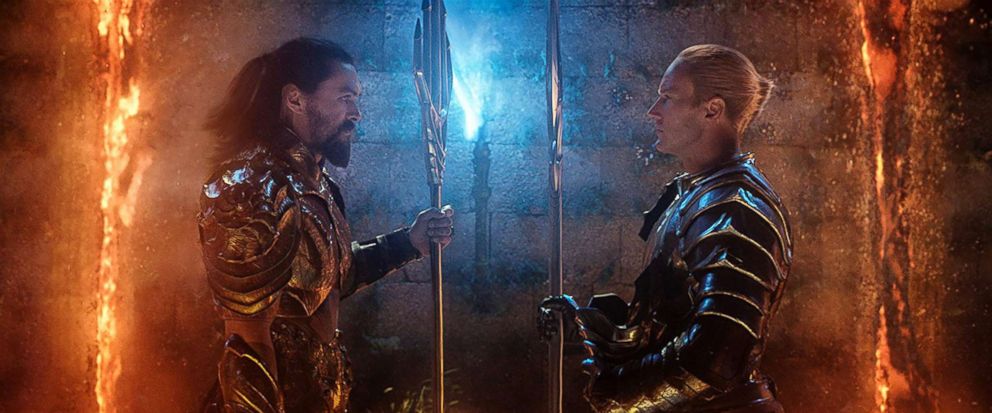 PHOTO: Jason Momoa and Patrick Wilson in a scene from "Aquaman."
