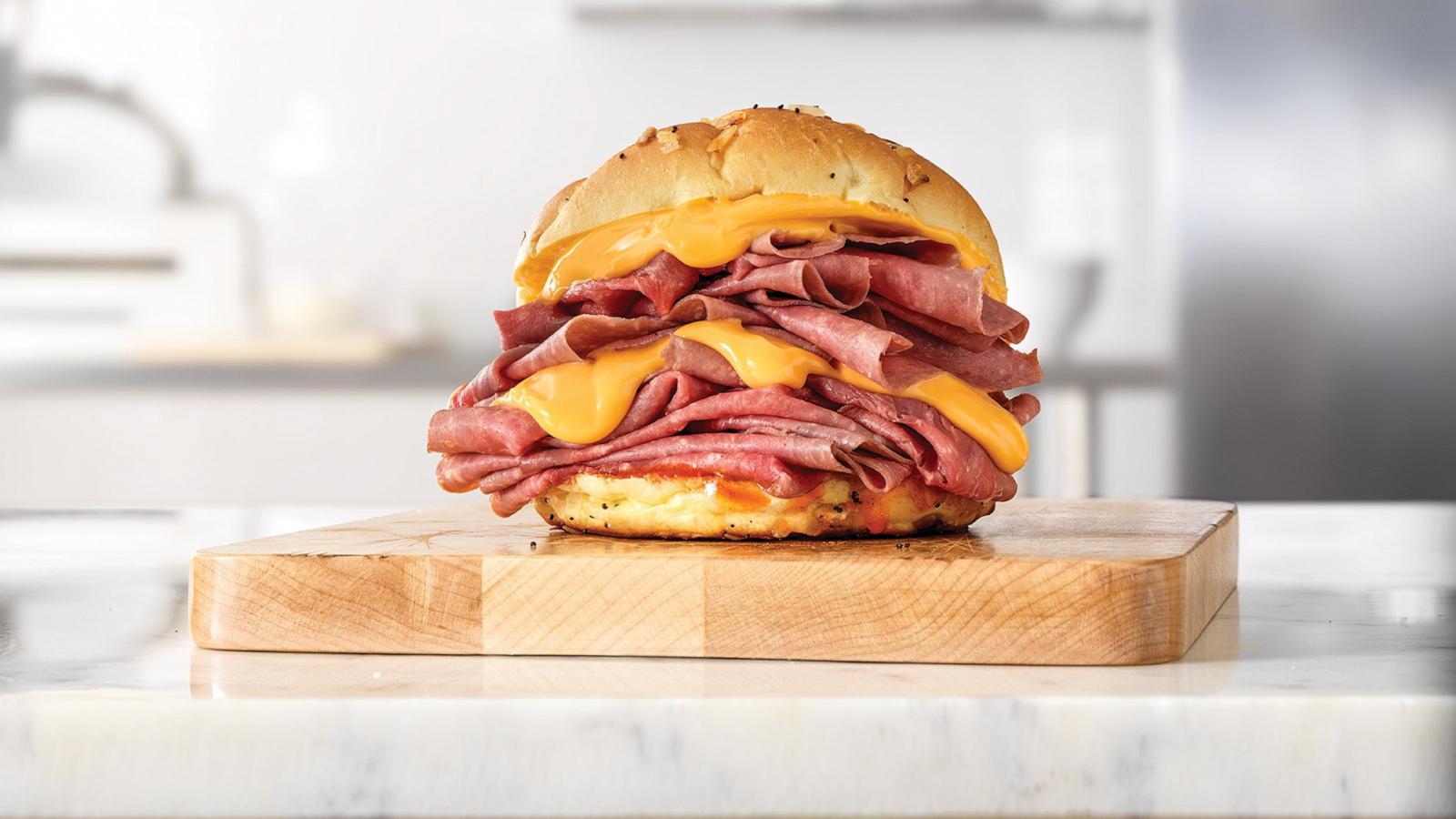 PHOTO: Arby's launched a $7 Double Meats Meal available at participating locations nationwide.