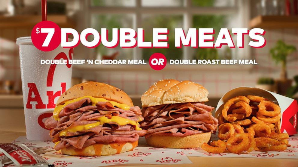 PHOTO: Arby's launched a $7 Double Meats Meal available at participating locations nationwide.